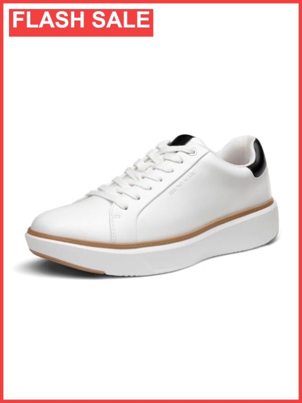 Men's Faux Leather Platform Fashion Sneakers Business Casual